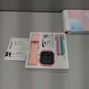 4G Kids Smart Watch GPS Tracker, Smartwatch for Kid with SIM Card, Calling, Voice Chat, Class Mode, SOS, Pedometer, Alarm, Games, HD Touch Screen Phone Watch Gift for 4-12 Girls Boys, Light Pink