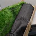 Artificial Grass Turf Rug 4FTX6FT Indoor Outdoor, 1.38" Pile Height Realistic Fake Grass with Drain Holes Astro Turf for Patio Garden Lawn Landscape Balcony