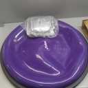 ZELUS 25in. Balance Ball | 660lb Inflatable Half Exercise Ball Wobble Board Balance Trainer w Nonslip Base | Half Yoga Ball Strength Training Equipment w 2 Bands, Pump, Extra Ball Included (Purple)