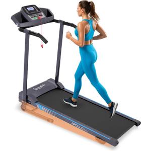 SereneLife Treadmills for Home with 13% Manual Incline Treadmill, 3.5HP - Compact Digital Portable Foldable Treadmill with Speakers, Bluetooth, App Sync, Heart Rate Monitor, for Walking, Running, Gym
