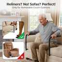 L1 Stand Assist Rail for Couch, Chair Stand Assist Aid for Elderly, Elderly Assistance Products, Disabled, Senior Mobility Aids Adjustable for Sit, Stand, Couch Cane, 18 in Couch Wide at Least