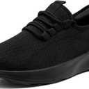 Womens Walking Tennis Shoes Slip On Running Casual Athletic Workout Gym Non Slip Sneakers Comfortable Sports Shoes for Women (9, Black_cs)