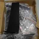 INCLY 60 Pack Slatwall Hooks, 4/6/8 Inch Heavy Duty Black Slat Wall Hanging Hook and Hanger, Slatwall Panel Accessories Assortment Display Hooks for Garages, Sheds, Basements, Retail Stores