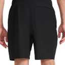 Reebok Men's Jumpstart 8 Short, Standard Fit, Lightweight Poly Fabric (Black, L)
