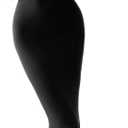 PUMIEY Women's Slip Maxi Dress Sexy Ribbed Bodycon Dresses Long Dress (Medium, Jet Black)
