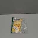 Sucrain 2pcs Flower Hippie Headband Floral Crown Summer Sunflower Hair Accessories for 70 s Bohemian Costumes Style (White+Yellow)