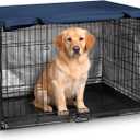 Kefit Dog Crate Cover 42 inch, Kennel Cover for Dog Cage, Navy Blue