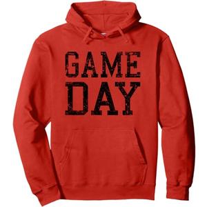Vintage Game Day Game Day Sports Fan Pullover Hoodie, S