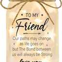 Friendship Gifts for Women, Mason Jar Night Lights for Friend, Gifts for Friends Best Friend Birthday Gifts, Thankgiving Christmas Gifts for Women,Gift for BFF (Friends1, Friends1)