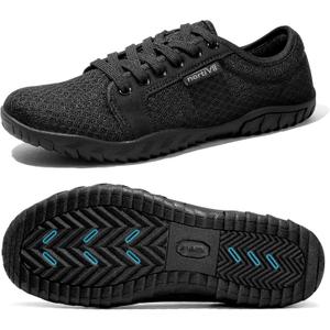 NORTIV 8 Mens Womens Quick Dry Water Shoes - Barefoot Aqua Swim Shoes for Beach Sports, Fishing, Hiking, Boating & Surfing, Size M9/L10.5, Black, SNWS241U