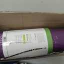 Gaiam Essentials 2/5" Thick (10mm) Yoga & Pilates, Fitness & Exercise Mat with Easy-Cinch Carrier Strap Cusion Support For Fitness and Gym Workouts