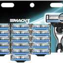 16 Count Razor Blade Refills, Mach 3 Razor Refills for Men