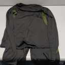 UNIQUEBELLA Men's Thermal Underwear Sets Top & Long Johns Fleece Sweat Quick Drying Thermo Base Layer Black, Small