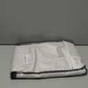 INOVADAY 100% Blackout Curtains 84 Inches Long 2 Panels Set, Back Tab/Rod Pocket Linen Blackout Curtains for Bedroom, Thermal Insulated Window Drapes - Cream, W50 X L84