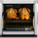 Ronco 6000 Platinum Digital Countertop Rotisserie Oven, 12-lb Capacity | Rotisserie chicken cooks perfectly, 3 functions - rotisserie, sear, no-heat rotation; basket included; auto shutoff