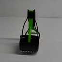 PPOGOO Non-Breakable Pet Pooper Scooper for Dogs and Cats with Long Handle High Strength Material and Durable Spring for Easy Grass and Gravel Pick Up (Green)
