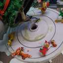 MOMENTS IN TIME Animated Disney Holiday Town Scene 10.5 Christmas Tree Christmas Village, LED Lights, Music & Motion Handcrafted Polyresin Village Power Adapter Included