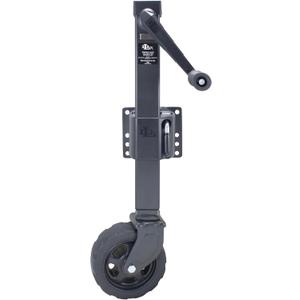 Dutton-Lainson Company - DLx-SW Tongue Jack - Swivel Marine Tongue Jack for Boat & Trailer Applications - 1700lb. Capacity, 12" Total Travel, Heavy Duty with Wheel, Bolt On Installation - Made in USA