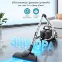 Aspiron 1600W Canister Vacuum Cleaner, 40Kpa Bagless Vacuum Cleaners