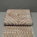 Wonnitar Moroccan Washable Kitchen Runner Rug 2'6"x8', Non-Slip Boho Rug Runners for Hallways, Farmhouse Floor Carpet Soft Runner for Bathroom Hall Entyway (Kakhi,2'6"x8')