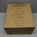 KEENSTAR 3.5Bar Espresso Machine with Milk Frother, 800W Compact Espresso and Cappuccino Machine with Preheating Function, 4 Cup Espresso Maker for Cappuccino or Latte, Gift for Coffee Lover