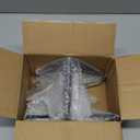 6 Inch Matte Black Metal Furniture Legs Heavy Duty Triangle Furniture Feet DIY Modern Replacement Legs for Cabinet Sofa Couch Chair-Set of 4