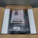 LoopTone Vinyl Record Player 10 in 1 3 Speed Bluetooth Vintage Turntable CD Cassette Player AM/FM Radio USB Recorder Aux-in RCA Line-Out (Black-Grey)