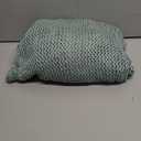 ZGMYC Women's Crochet Knit Maxi Dress Sexy Backless See Through Bathing Suit Cover Up Flared Long Sleeve Beach Dress Large