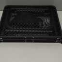 REDCAMP Small Folding Grill Table for Outside, 3 Heights Adjustable Lightweight Portable Metal Aluminum Outdoor Grill Table for Camping Picnic Cooking BBQ, Black 24x16 inches