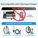 QIAO Tesla to J1772 Adapter (Max 80A, 250V) for J1772 Electric Vehicles, Tesla Charger Adapter, NACS to J1772 Adapter Compatible with Tesla Wall Connector Destination Mobile Charger