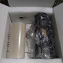 Seealle Table Lamps for Living Room Set of 1 - Black Bedside Lamp for Bedroom with USB C+A & Outlet, Farmhouse Lamps for Night Stands, 3-Way Dimmable Touch Lamps for Living Room with Oat Shade