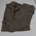 Valea Home Burlap Natural Tan Valance Rod Pocket Window Curtain Valance Rustic Home Décor 56 by 14 Inches, 2 Pack