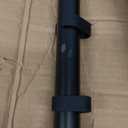 AxcessAbles One Hand Microphone Stand with Weighted Heavy Round Base and Quick Grip Height Adjustment - Telescoping Mic Boom Arm Included. Tall Microphone Stand for Singing (MS-201RB)