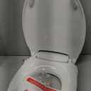 Brondell Bidet Toilet Seat Non-Electric Swash Ecoseat, Fits Elongated Toilets, White - Dual Nozzle System, Ambient Water Temperature - Bidet with Easy Installation