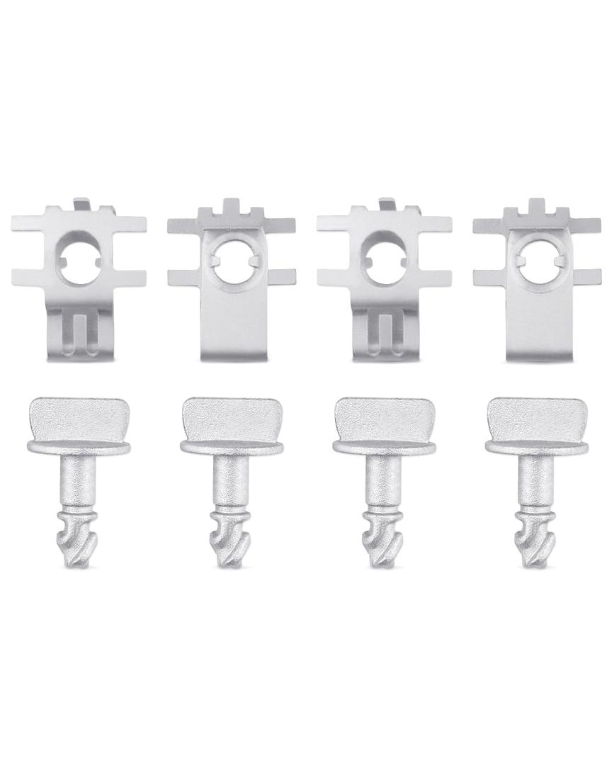 4 Pair Engine Cover Retainers, Shield Thumb Pins with Screws Nuts Retainers Compatible with Ford F150 Edge Explorer Replace W716006-S439 BB5Z-00817-A