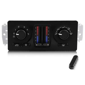 599-210XD A/C Heater Climate Control Module Panel Switch for 02-09 Chevy Silverado Suburban Tahoe Trailblazer Avalanche GMC Sierra Yukon Envoy Cadillac Escalade Saab Isuzu Buick Bravada, OE# 10370033