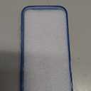 JJGoo Compatible with iPhone 17 Pro Case Clear, Soft Transparent TPU Bumper Cover, Slim Thin Shockproof Phone Cases for iPhone 17 Pro Dark Blue