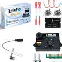 3 in 1 Value RV Water Heater Replacement Parts Spare Kit for Atwood/Dometic, 91365 RV Water Heater Circuit Board, 91447 Thermal Cut Off & Thermostat Kit, 93868 Spark Probe Igniter Electrode