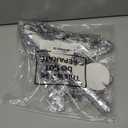 Foil Star Piata with Blindfold and Bat for Birthday Foldable Star Shape Piata with Stick Festive Fiesta Party Supplies Favors for Mexican Party(Silver) (23.6 x 23.6 Inches)