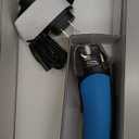 Braun Electric Series 3 Razor with Precision Trimmer, Rechargeable, Wet & Dry Foil Shaver for Men, Blue/Black