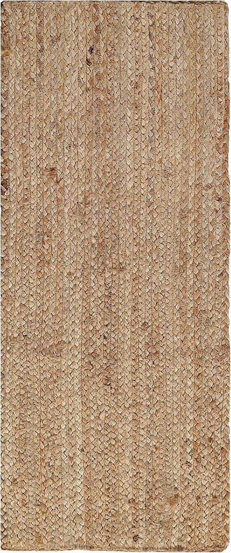 Ramanta Home Jute Braided Natural Burlap Runner 13x36 Inches, Reversible Boho Accent Table Runners for Wedding, Birthday Parties | Farmhouse Rustic Vintage Dinner Table Mat for Indoor & Outdoor Usage