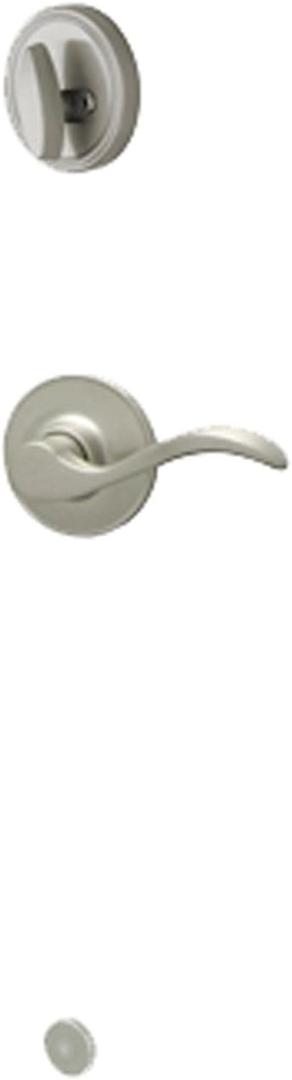 SCHLAGE Dexter by Schlage JH59SEV619LH Seville Left Handed Lever Interior Handleset, Satin Nickel