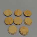 Bamboo Wooden Mason Jar Lids Regular Mouth, ECO friendly - Fits Standard Size Mason, Ball and Glass Canning Jars - Set of 8