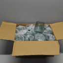 24 Pack Green Plastic Cups, 14oz Disposable Stemless Ribbed Glasses for Christmas, Unbreakable Outdoor Cocktail Glasses, Heavy Duty Reusable Drinking Cup for Thanksgiving Party Wedding