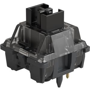 Akko V3 Creamy Black Pro Keyboard Switch with Dustproof Stem for Mechanical Gaming Keyboard, 5-Pin Linear Switches (45pcs)