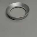 Normcore 58mm Espresso Dosing Funnel V2, Magnetic Dosing Ring, 18mm Anodized Aluminum with 15 Neodymium Fit 58 mm Bottomless Portafilter, Silver