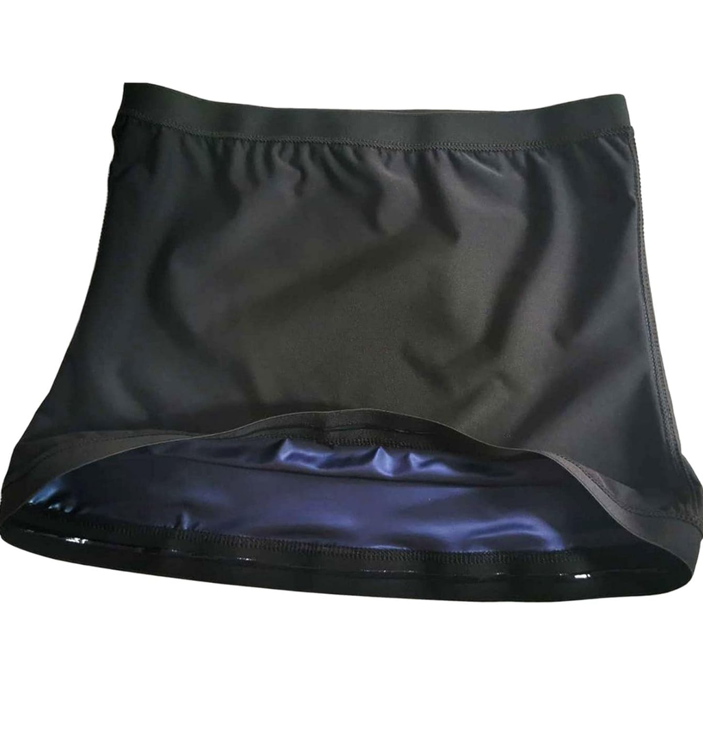 Men Women Sweat Vest Slimming Shirt Fat Burner Sauna Suit Waist Trainer Top Belly Control Tank L XL