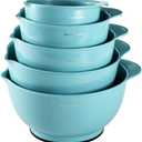 KitchenAid Classic Mixing Bowls, Set of 5, Aqua Sky 2