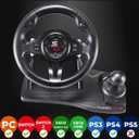 SUBSONIC - Superdrive GS550 Steering Wheel - Racing Wheel with Pedals, Paddles, Shifter. Diameter 25 cm, 270 Rotation Angle, Vibration - For Switch 2, Switch, Xbox Series X/S, PS4, Xbox One, and PC