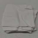 Encasa XO Cotton Cloth Napkins | Set of 12 | Size 17"x17" | White Solid Color | Machine Washable